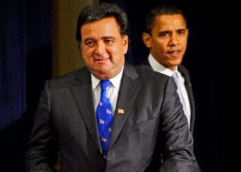 Bill Richardson y Barack Obama. Foto de archivo.