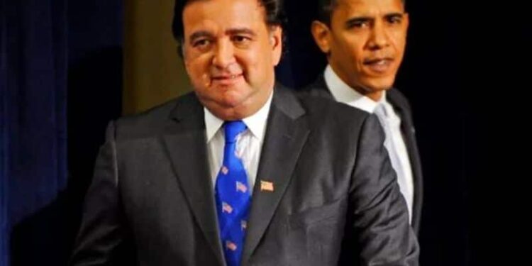 Bill Richardson y Barack Obama. Foto de archivo.