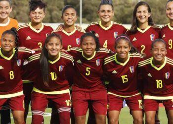 La Vinotinto femenino. Foto agencias.