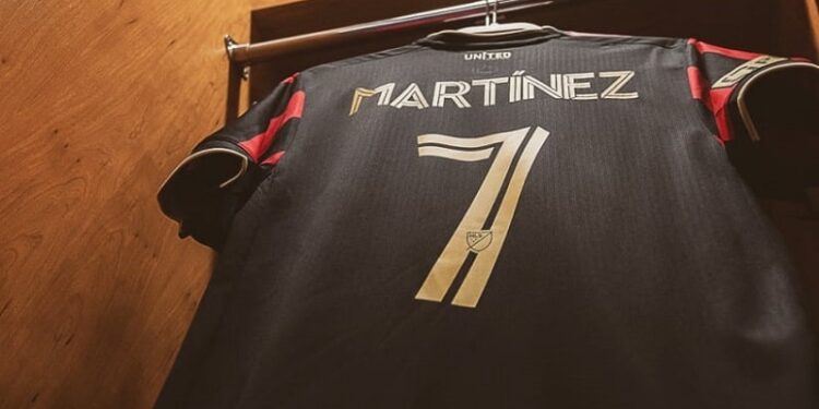 La camiseta de Josef Martínez. Foto Twitter.