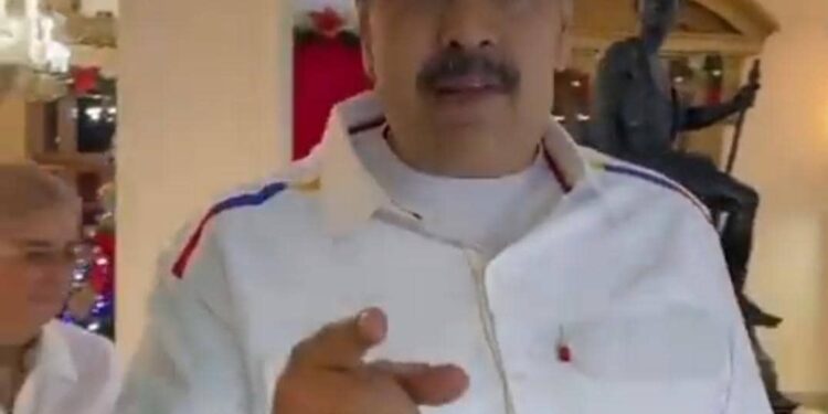 Nicolás Maduro Foto captura de video.