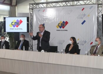 Pedro Calzadilla. Presidente del CNE. Foto @cneesvzla