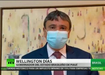 El gobernador del estado brasileño de Piauí, Wellington Días. Foto captura de video.