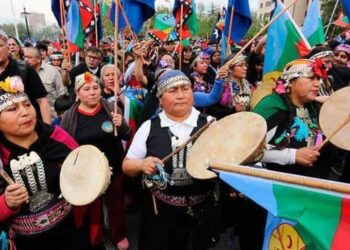 Los mapuches en Argentina. Foto de archivo.