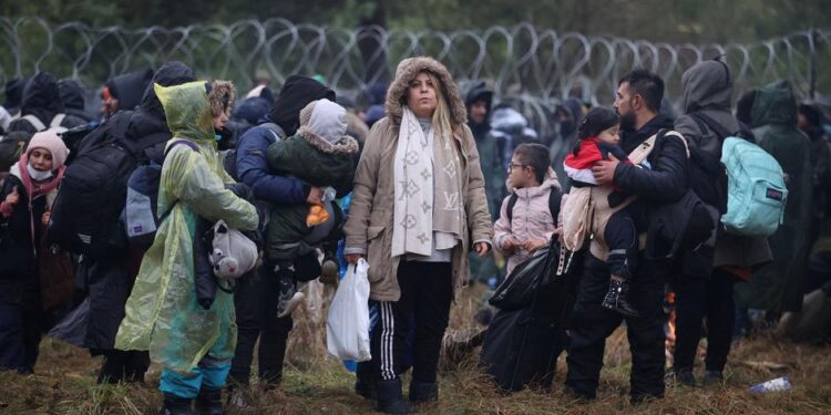 Migración Polonia. Foto agencias.