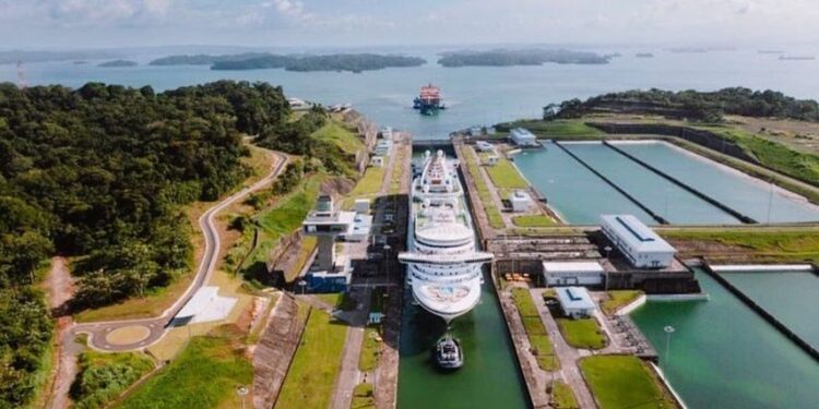 El Canal de Panamá. Foto de archivo.