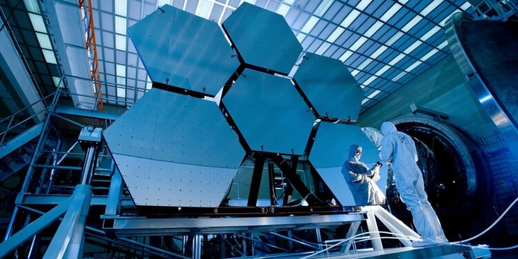 El telescopio James Webb. Foto agencias.