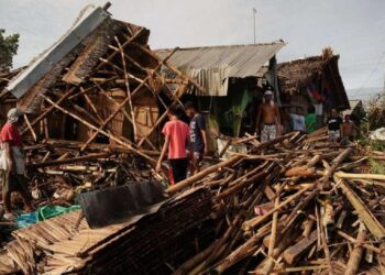 El tifón Rai en Filipinas. Foto agencias.