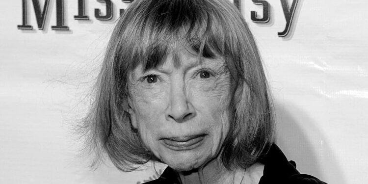 Joan Didion (+). Foto de archivo.