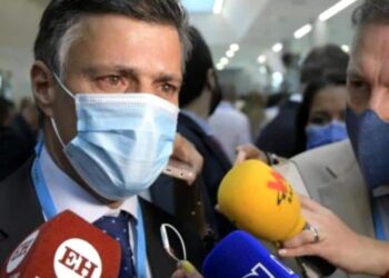 Leopoldo López. Congreso Mundial de Juristas. Foto agencias.