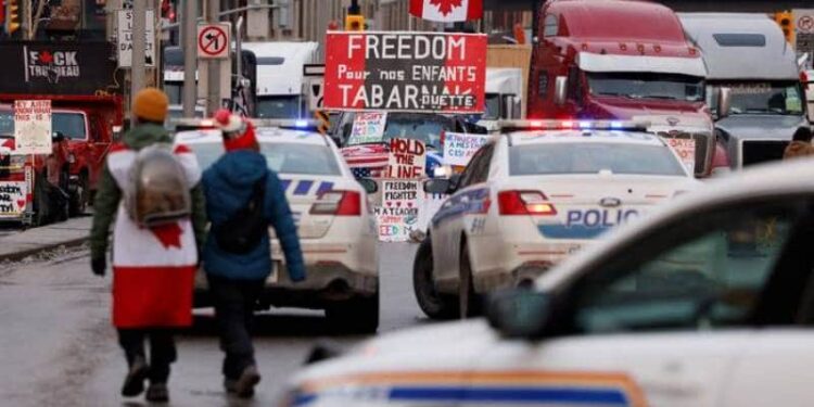 Antivacunas Canadá. Foto agencias.