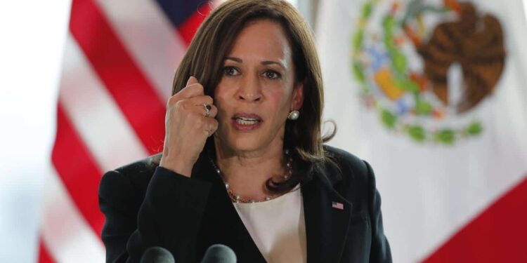 Vicepresidenta de EEUU, Kamala Harris. Foto agencias.