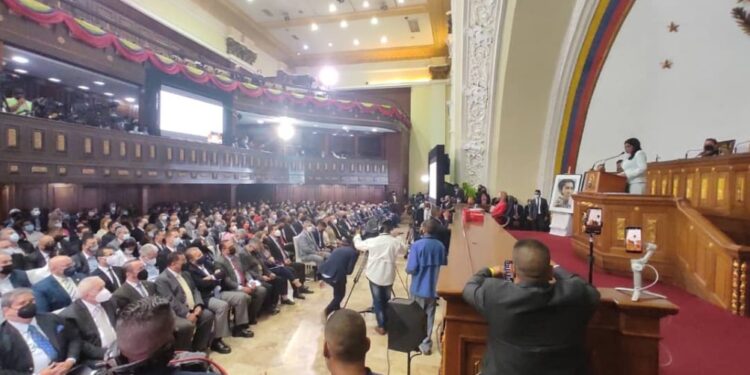 Delcy Rodríguez. Foto @Asamblea_VEN