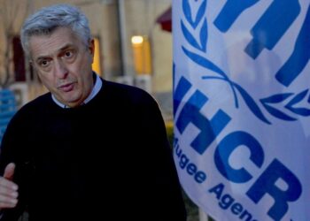 El Alto Comisionado de las Naciones Unidas para los Refugiados, Filippo Grandi, durante una entrevista reciente el 15 de marzo. (Ahmad Sahel Arman AFP Getty.