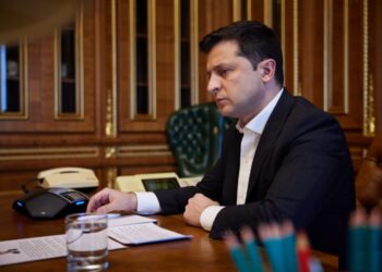 El presidente de Ucrania, Volodymyr Zelensky. Foto agencias.