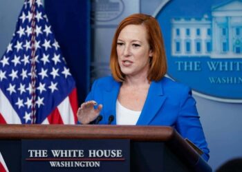 La portavoz de la Casa Blanca, Jen Psaki. Foto de archivo.