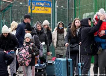 Refugiados ucranianos. Foto agencias.