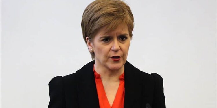 La primera ministra escocesa, Nicola Sturgeon. Foto de archivo.