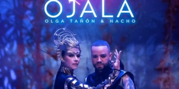 Olga Tañón y Nacho. Foto captura.