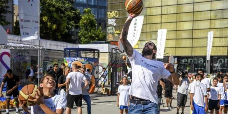 El jugador de la NBA Ricky Rubio. Foto agencias.