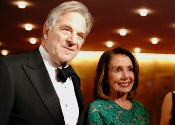 NEW YORK, NEW YORK - APRIL 23: Paul Pelosi and Nancy Pelosi attend the TIME 100 Gala 2019 Cocktails at Jazz at Lincoln Center on April 23, 2019 in New York City. (Photo by Jemal Countess/Getty Images for TIME)