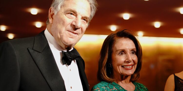 NEW YORK, NEW YORK - APRIL 23: Paul Pelosi and Nancy Pelosi attend the TIME 100 Gala 2019 Cocktails at Jazz at Lincoln Center on April 23, 2019 in New York City. (Photo by Jemal Countess/Getty Images for TIME)