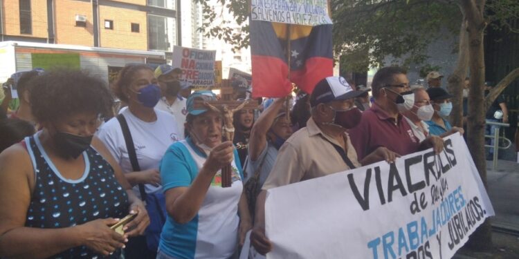 Protestas Venezuela. Foto @OVCSocial