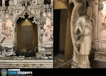 Roban de una iglesia de Nueva York un tabernáculo de 2 millones de dólares. Foto agencias.