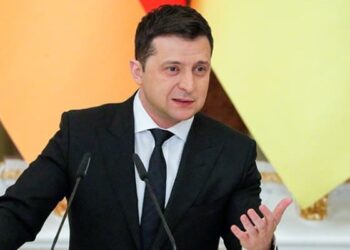 Volodomyr Zelensky, Presidente de Ucrania. Foto de archivo.