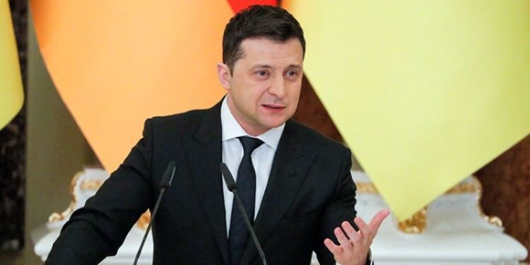 Volodomyr Zelensky, Presidente de Ucrania. Foto de archivo.