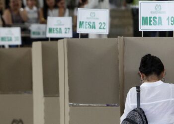 Votación. presidencial Colombia. Foto de archvo.