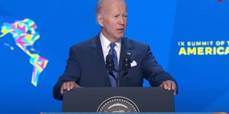 Cumbre de las Américas. Presidente de EEUU. Joe Biden. Foto agencias.