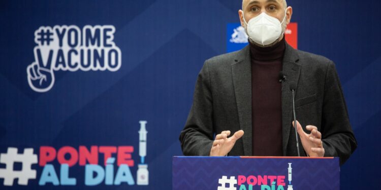 El jefe de Epidemiología de Chile, Christian Garcia. Foto @ministeriosalud