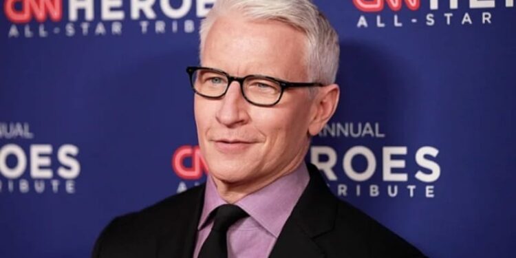 El periodista, Anderson Cooper. Foto agencias.