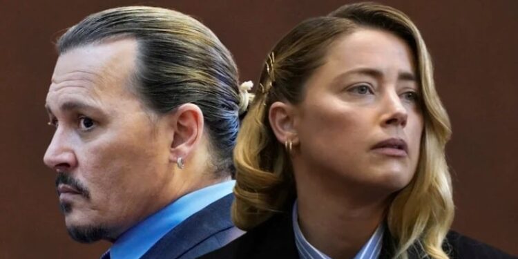 Jhonny Depp. Amber Heard juicio. Foto collage.