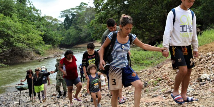 Migrantes venezolanos. Foto agencias.