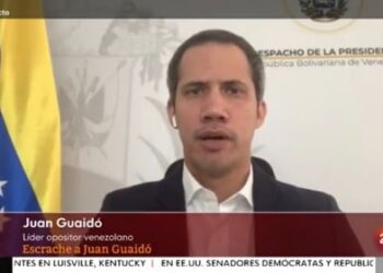 Pdte. (E) de Venezuela. Juan Guaidó. Foto captura de video RTVE.