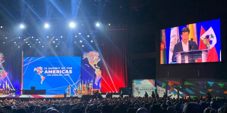 Presidente de Perú, Pedro Castillo, Cumbre de las Américas. Foto @chriss_pena