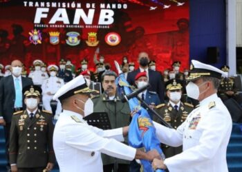 Aníbal José Brito Hernández como Comandante General de la Armada Bolivariana. Foto @PresidencialVen