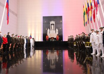 Mausoleo del Libertador Simón Bolívar, ubicado en Caracas. Foto @PresidencialVen