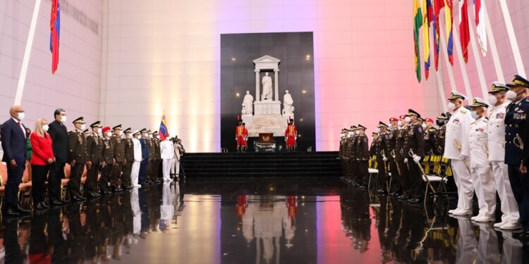 Mausoleo del Libertador Simón Bolívar, ubicado en Caracas. Foto @PresidencialVen