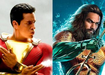 Aquaman 2 y Shazam 2. Foto de archivo.