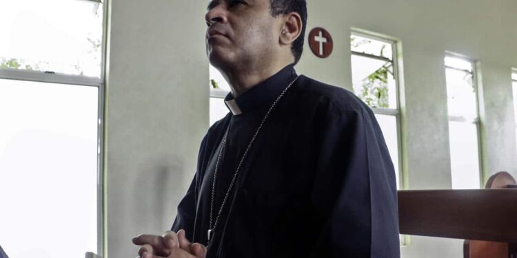 El obispo Rolando Álvarez, Nicaragua. Foto de archivo.