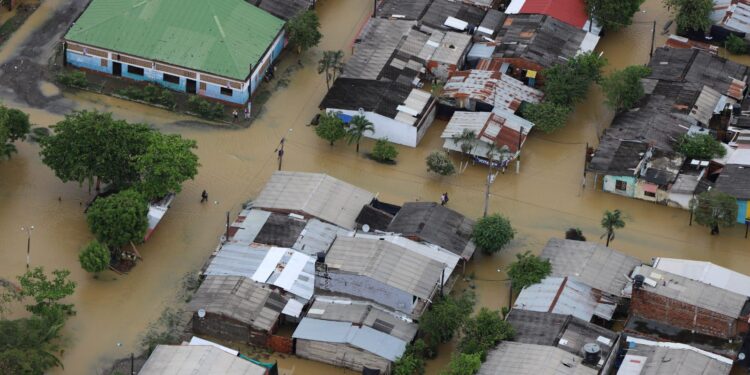 Inundaciones Colombia, fenómeno La Niña. Foto agencias.