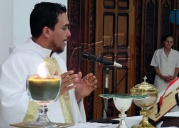 Nicaragua, sacerdote Óscar Danilo Benavidez Dávila. Foto de archivo.
