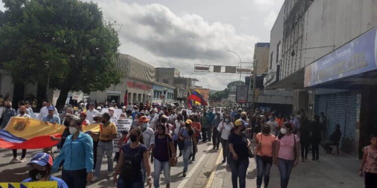 Protestas en Venezuela. Foto @OVCSocial