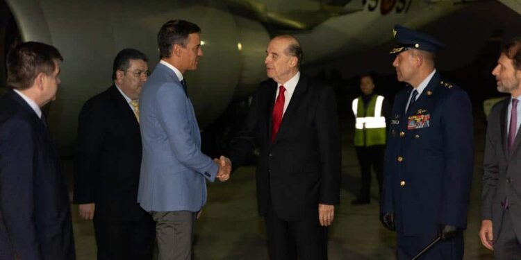 Pedro Sánchez en Colombia. Foto Prensa