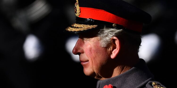 (FILES) In this file photo taken on November 11, 2018 Britain's Prince Charles, Prince of Wales attends the Remembrance Sunday ceremony on Whitehall in central London. - Charles has spent virtually his entire life waiting to succeed his mother, Queen Elizabeth II, even as he took on more of her duties and responsibilities as she aged. But the late monarch's eldest son, 73, made the most of his record-breaking time as the longest-serving heir to the throne by forging his own path. (Photo by Ben STANSALL / AFP)