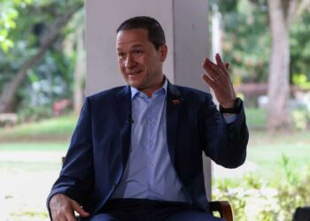 Carlos Faría, canciller del régimen de Nicolás Maduro. Foto @VillegasPoljak