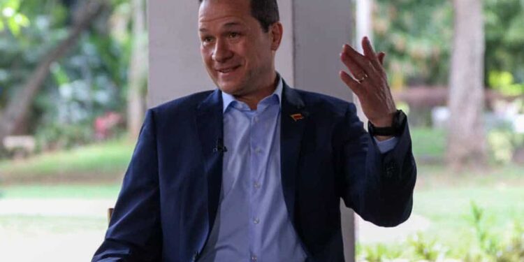 Carlos Faría, canciller del régimen de Nicolás Maduro. Foto @VillegasPoljak